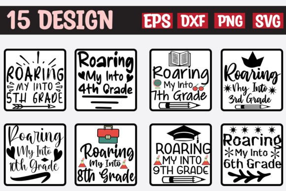 15 Back to School Bundle: Graphics for Crafts