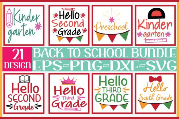21 Back to School Bundle: Graphics for Crafts & Creative Projects