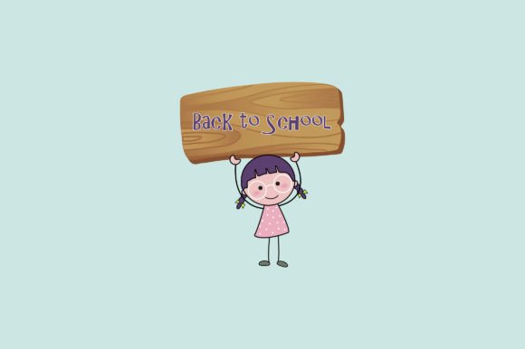About Back to School with a Girl: Graphics & Graphic Templates