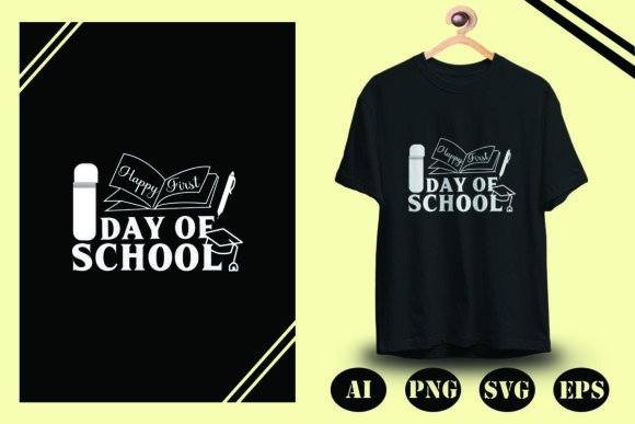 Back to School-19 Graphics for T-Shirt Designs