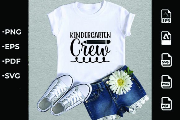 Back to School SVG Design, KINDERGARTEN C Graphics