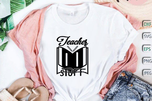 Back to School SVG Design: Teacher Stuff Graphics