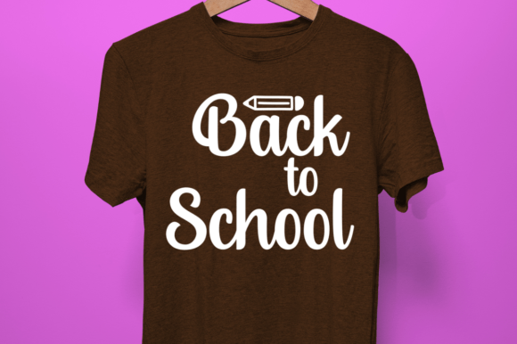 Back to School-SVG: Graphics & T-Shirt Designs