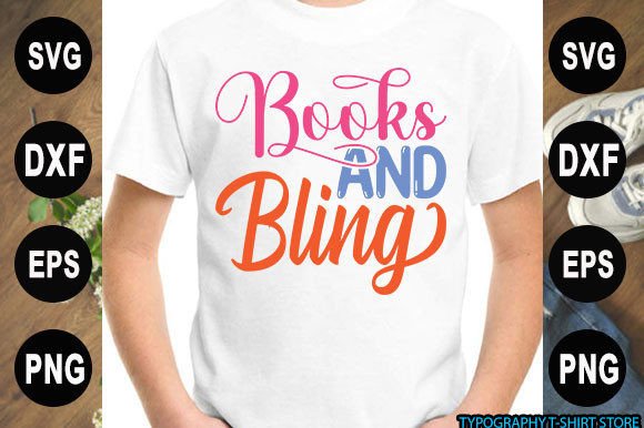 Back to School T-Shirt Design, Books and Graphics