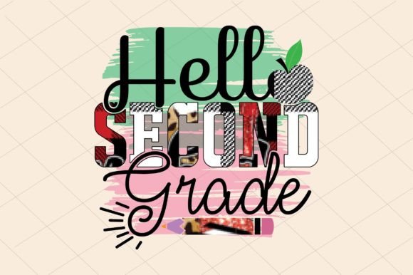 Hello Second Grade, Back to School Graphics