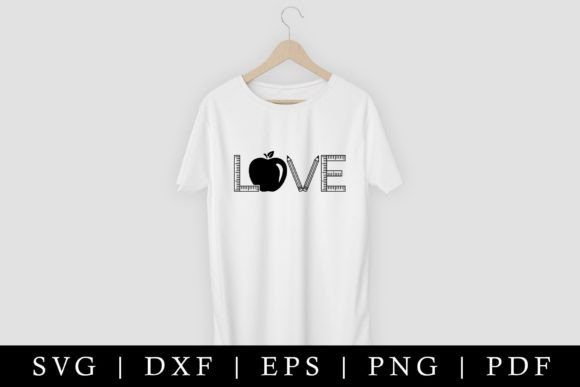 Love SVG: Back to School SVG for Crafts & Graphics