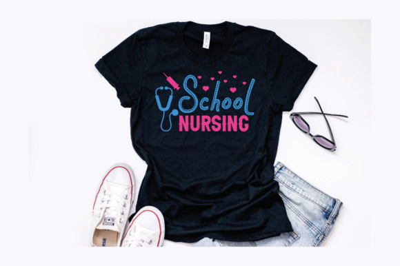 School Nurse Back to School Design: Graphics & T-Shirt Designs